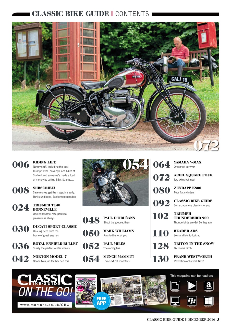 Classic Bike Guide Preview Pages