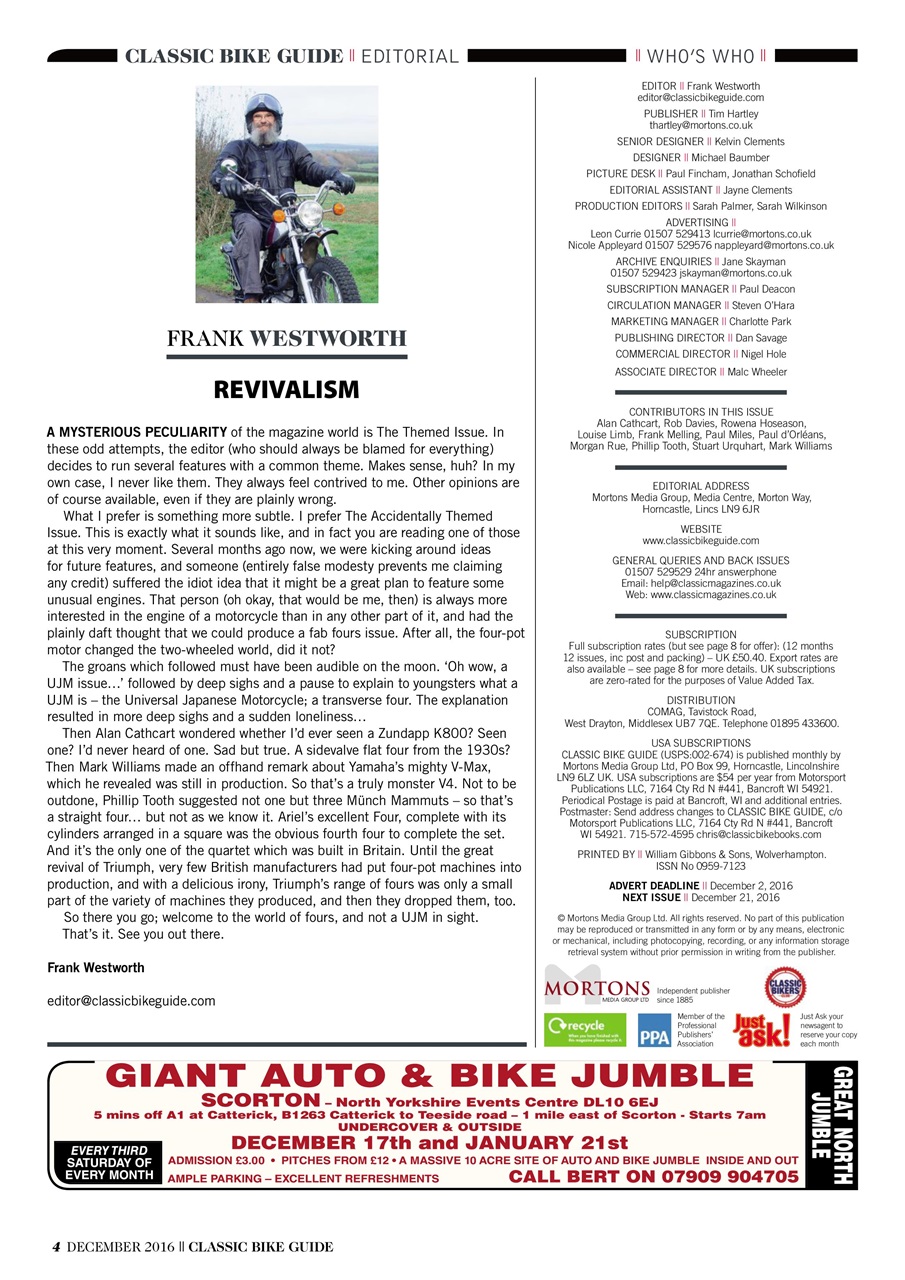 Classic Bike Guide Preview Pages