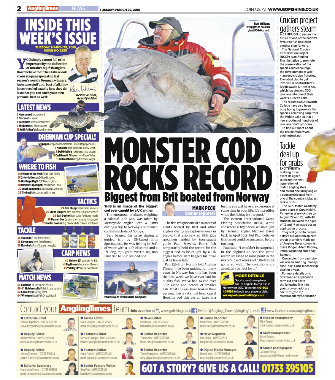 Angling Times Preview Pages