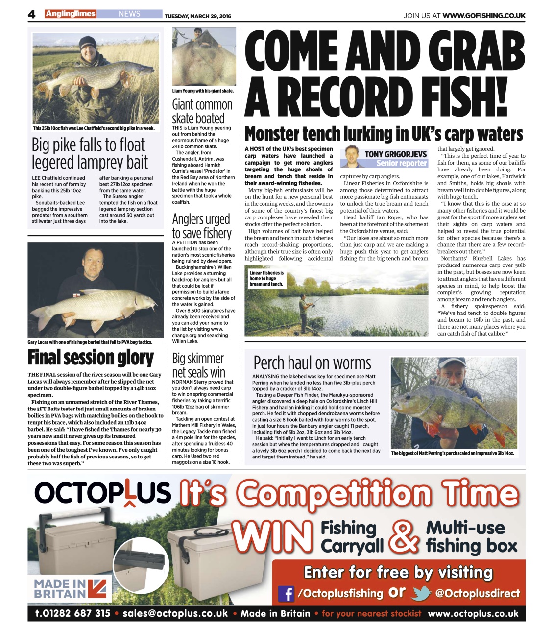 Angling Times Preview Pages