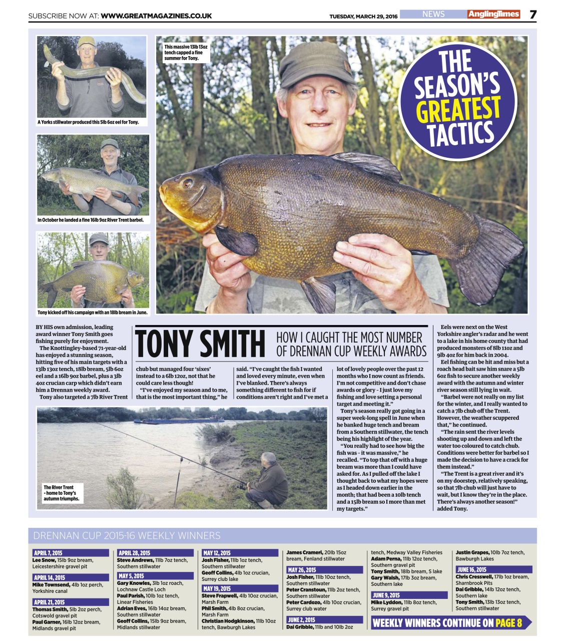 Angling Times Preview Pages