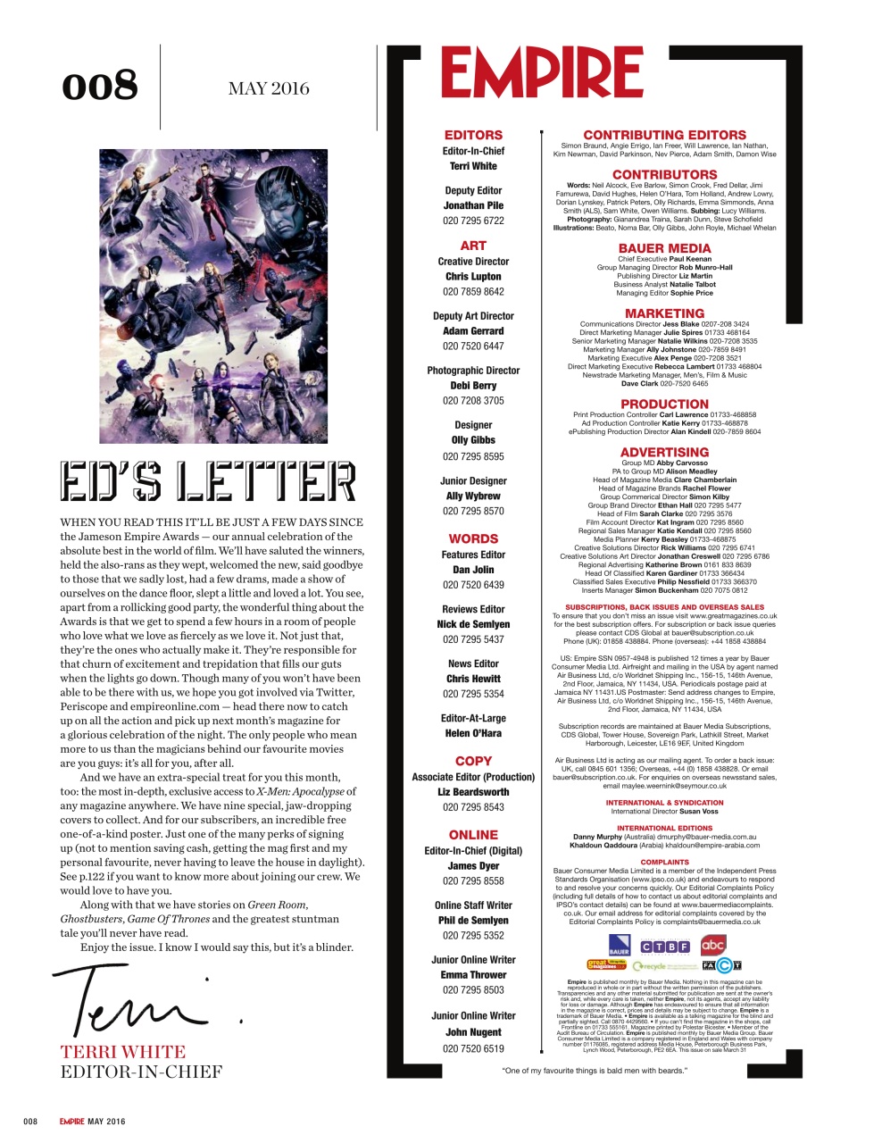 Empire Preview Pages