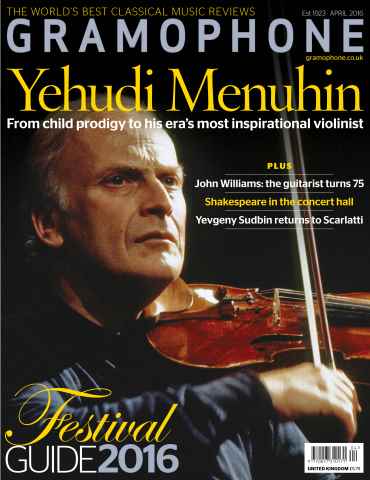 Gramophone issue April 2016