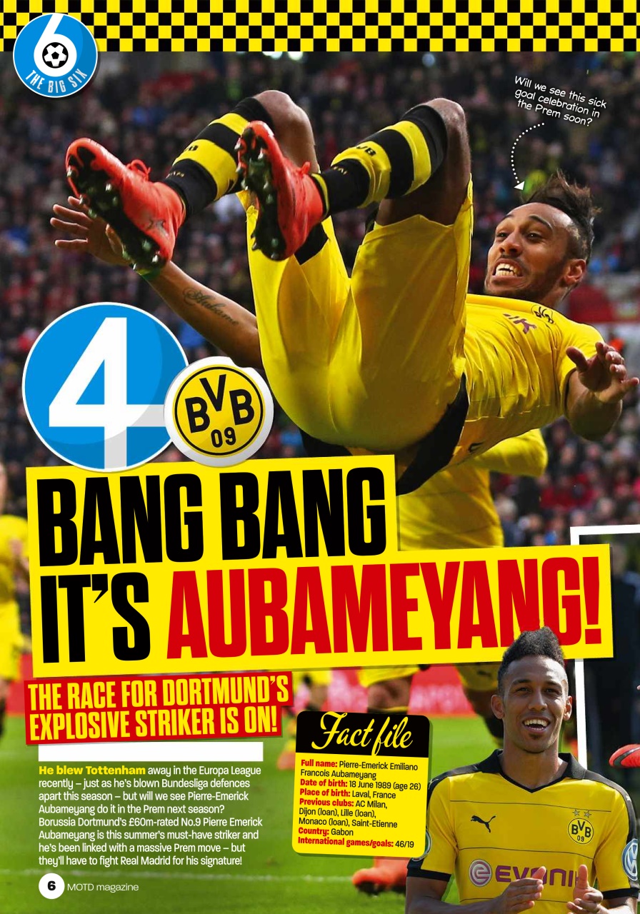 Match of the Day Preview Pages