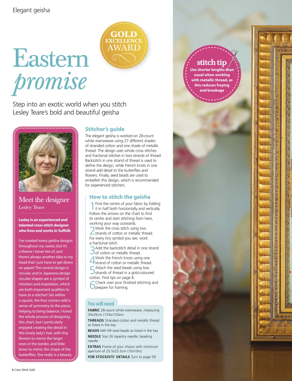Cross Stitch Gold Preview Pages