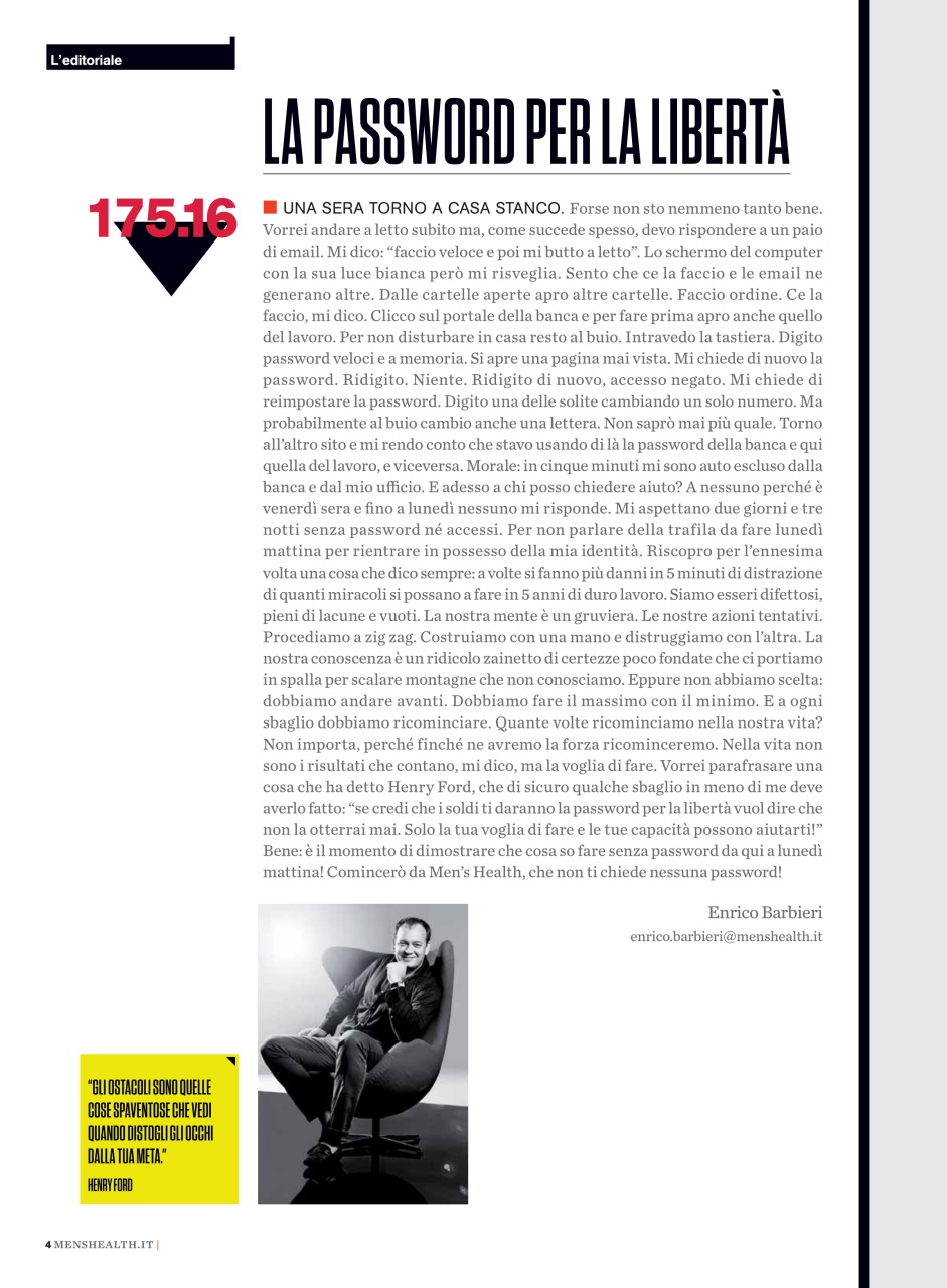 Men's Health Italia Preview Pages