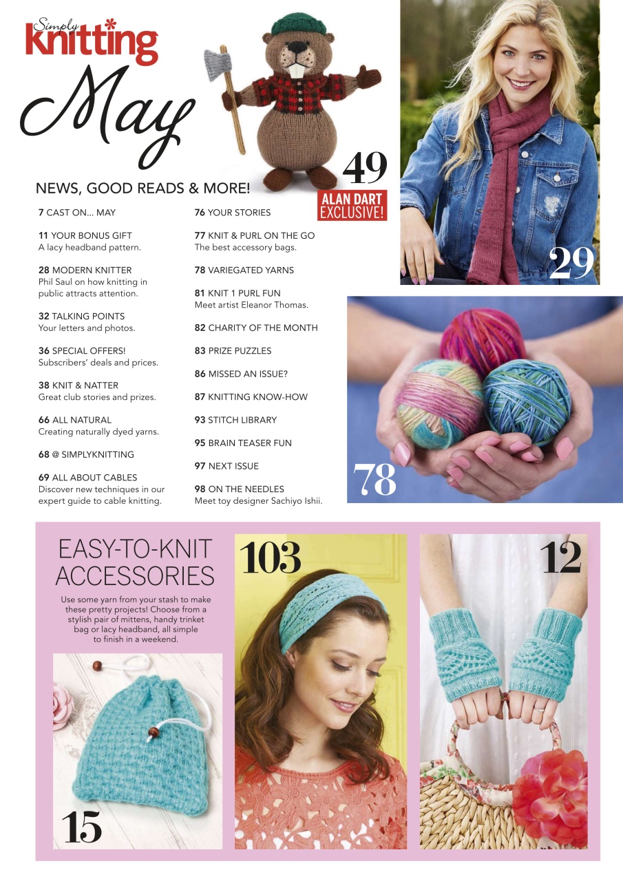 Simply Knitting Preview Pages