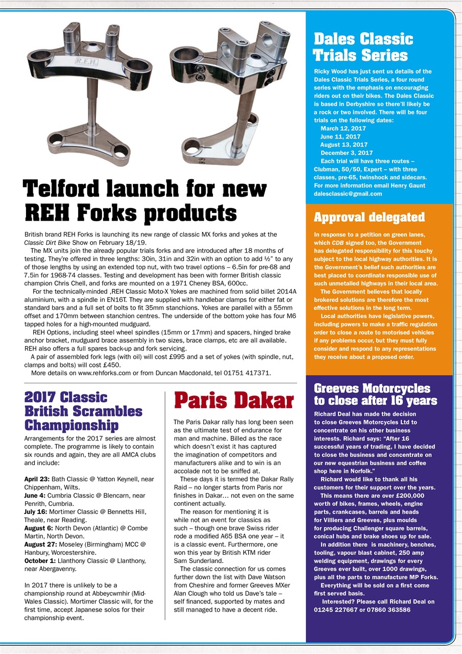 Classic Dirt Bike Preview Pages