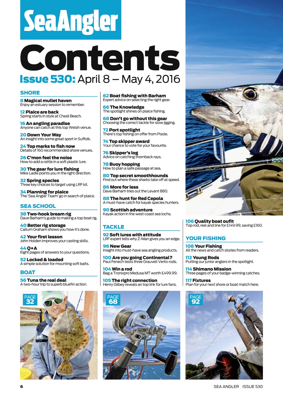 Sea Angler Preview Pages