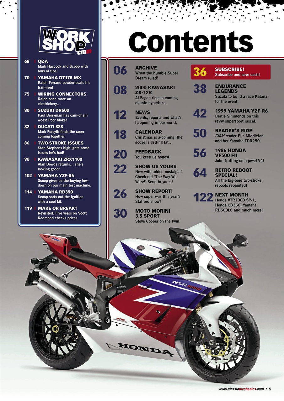 Classic Motorcycle Mechanics Preview Pages