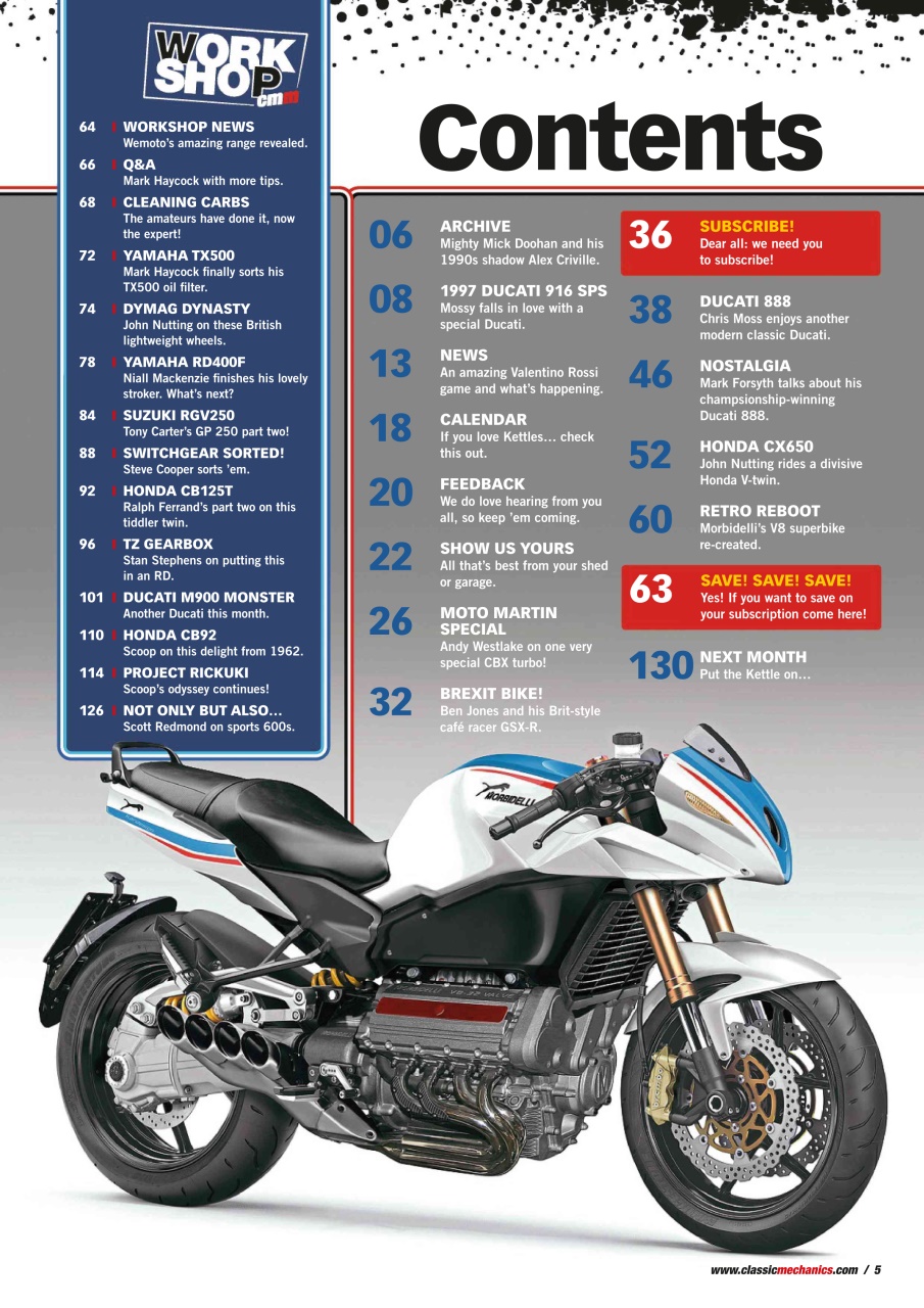 Classic Motorcycle Mechanics Preview Pages