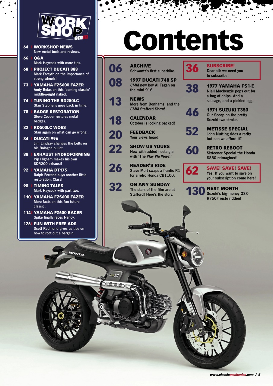 Classic Motorcycle Mechanics Preview Pages