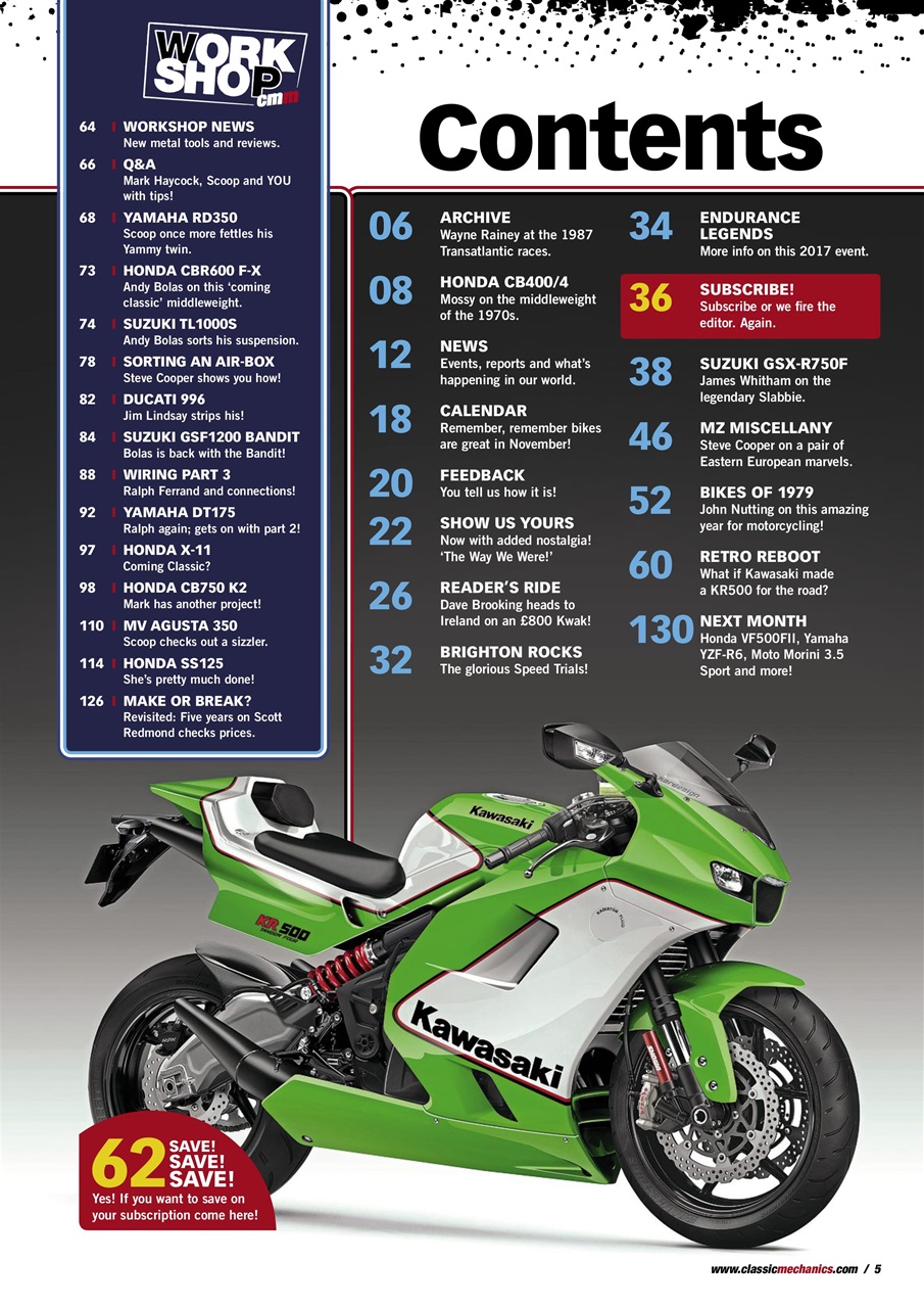 Classic Motorcycle Mechanics Preview Pages