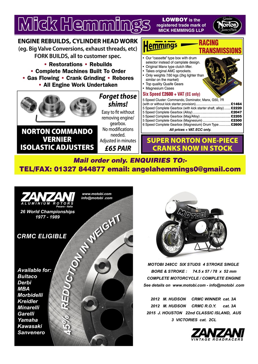 Classic Racer Preview Pages