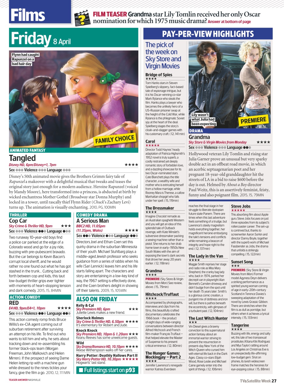 TV & Satellite Week Preview Pages