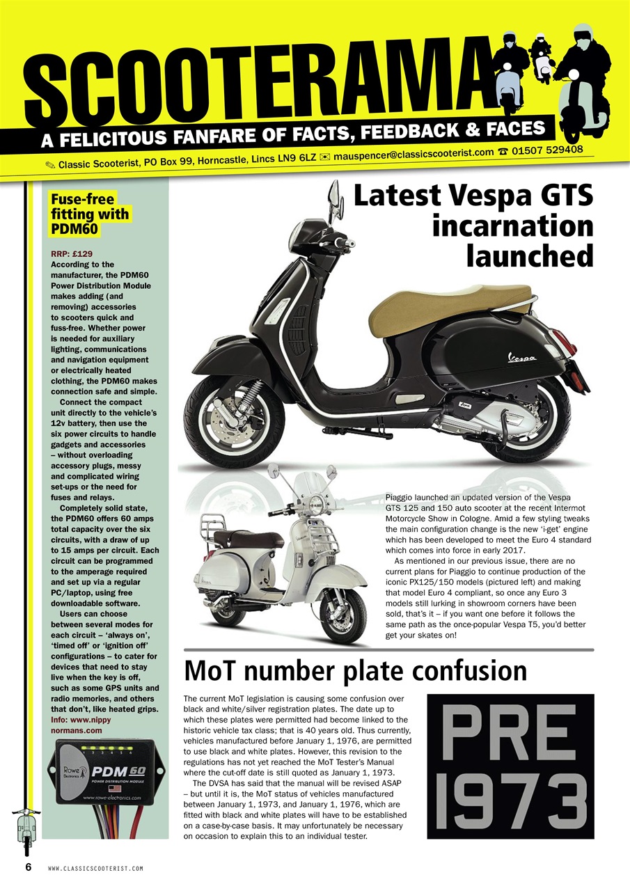 Classic Scooterist Preview Pages
