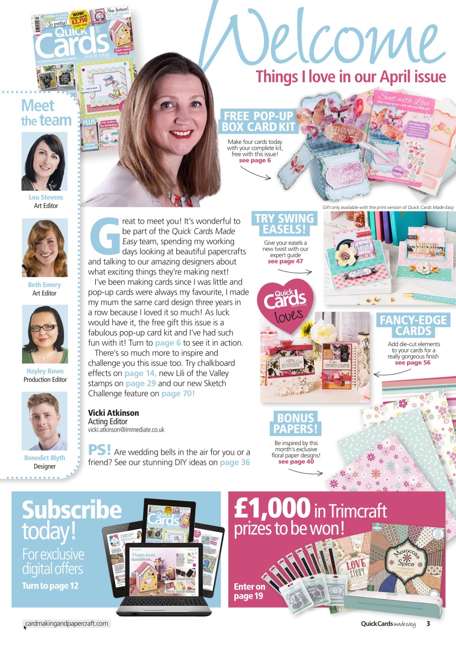 Quick Cards Made Easy Preview Pages