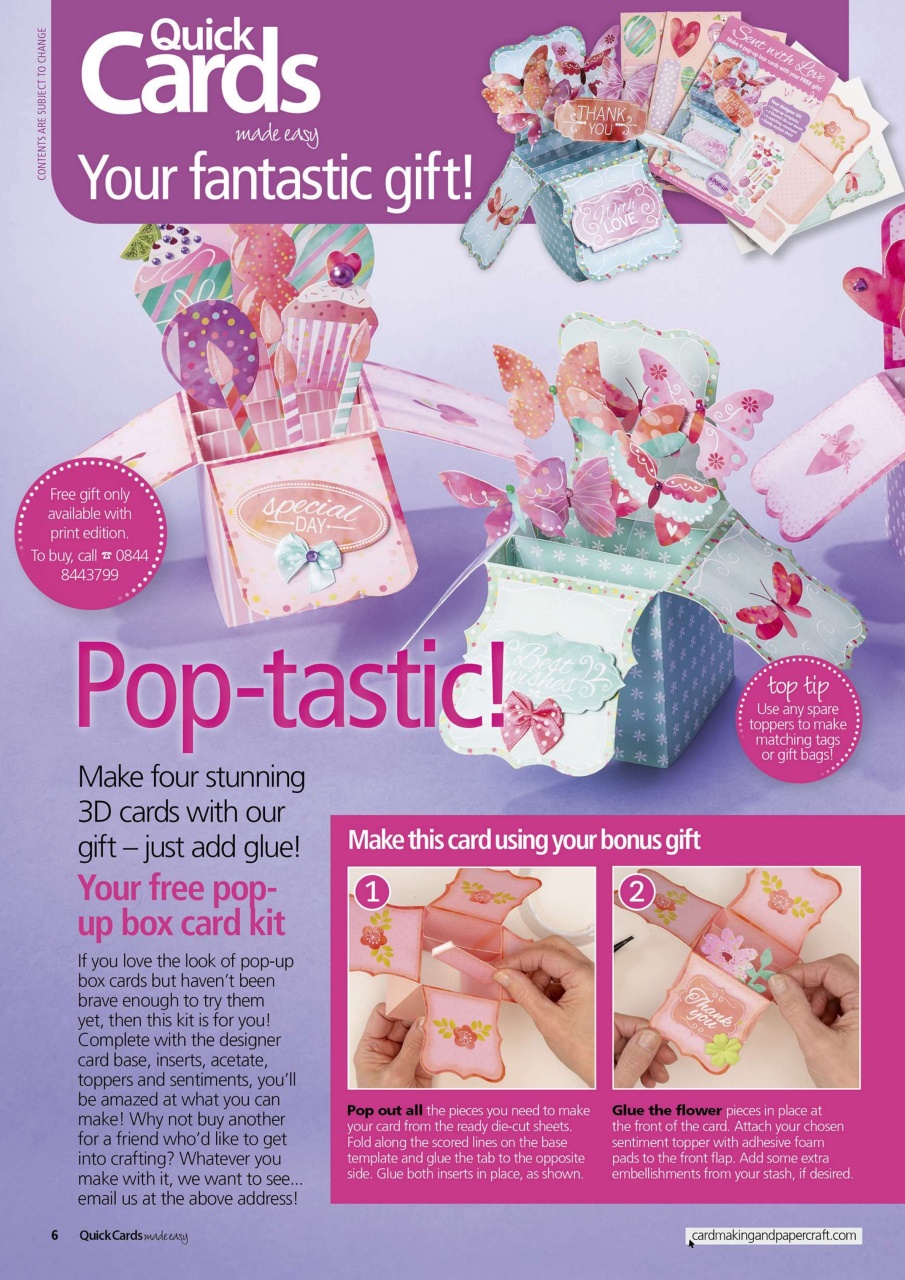 Quick Cards Made Easy Preview Pages