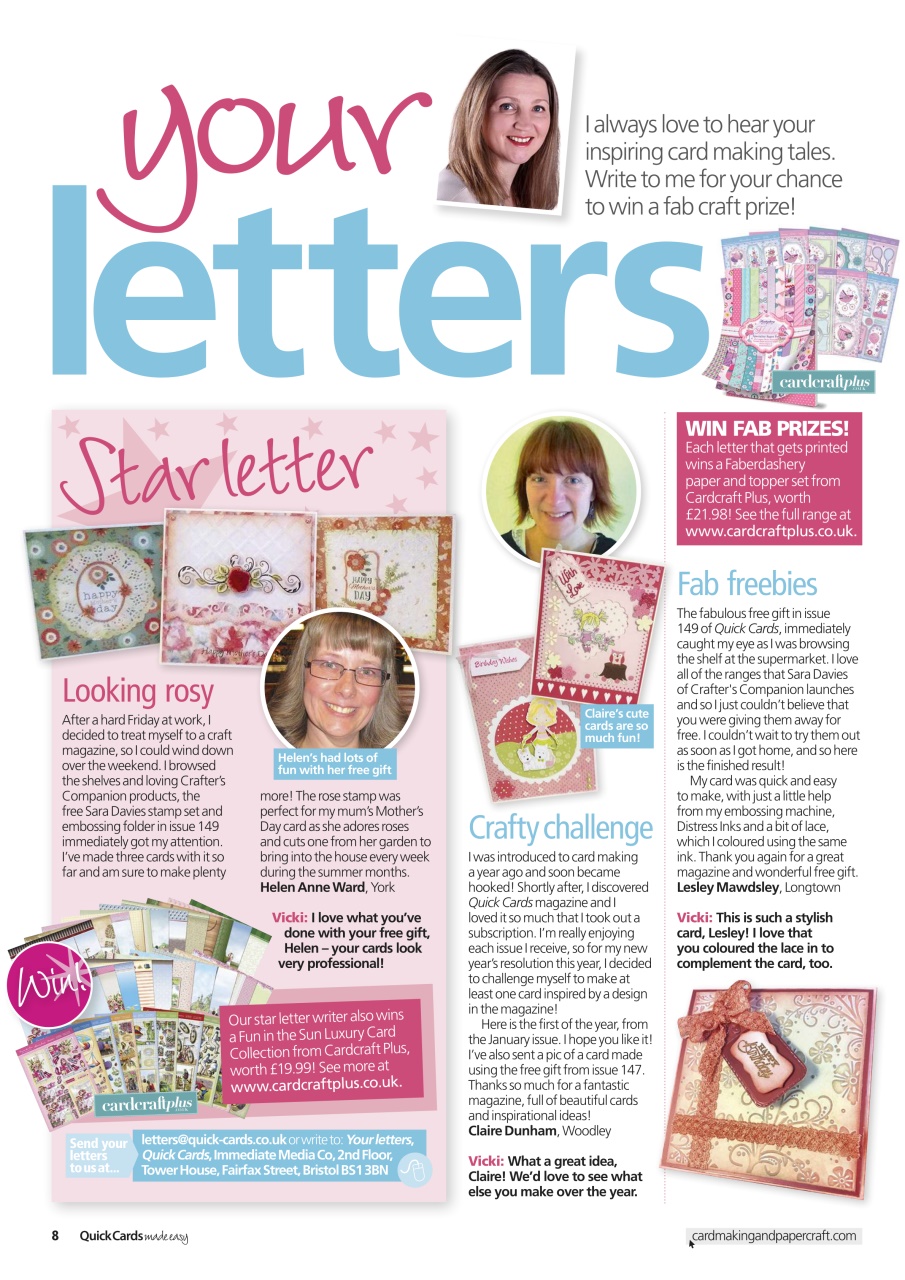 Quick Cards Made Easy Preview Pages