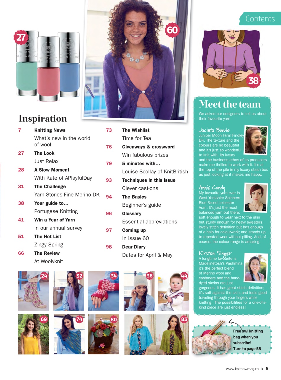 Knit Now Preview Pages