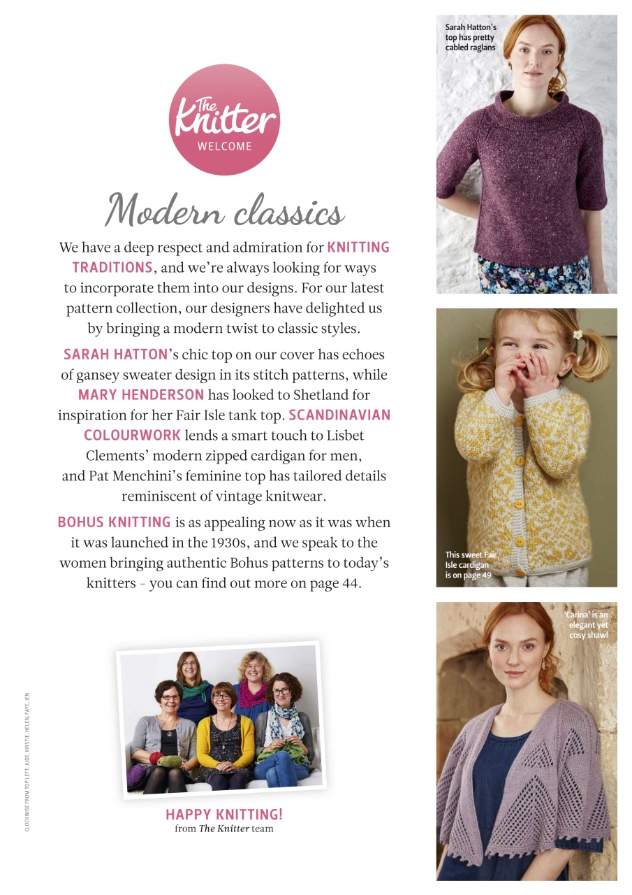 The Knitter Preview Pages