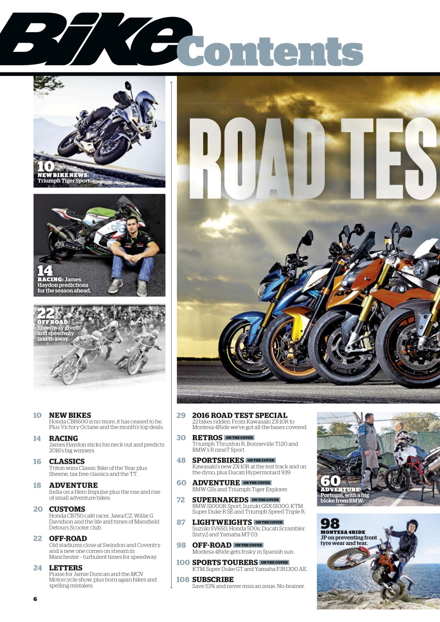 Bike Preview Pages