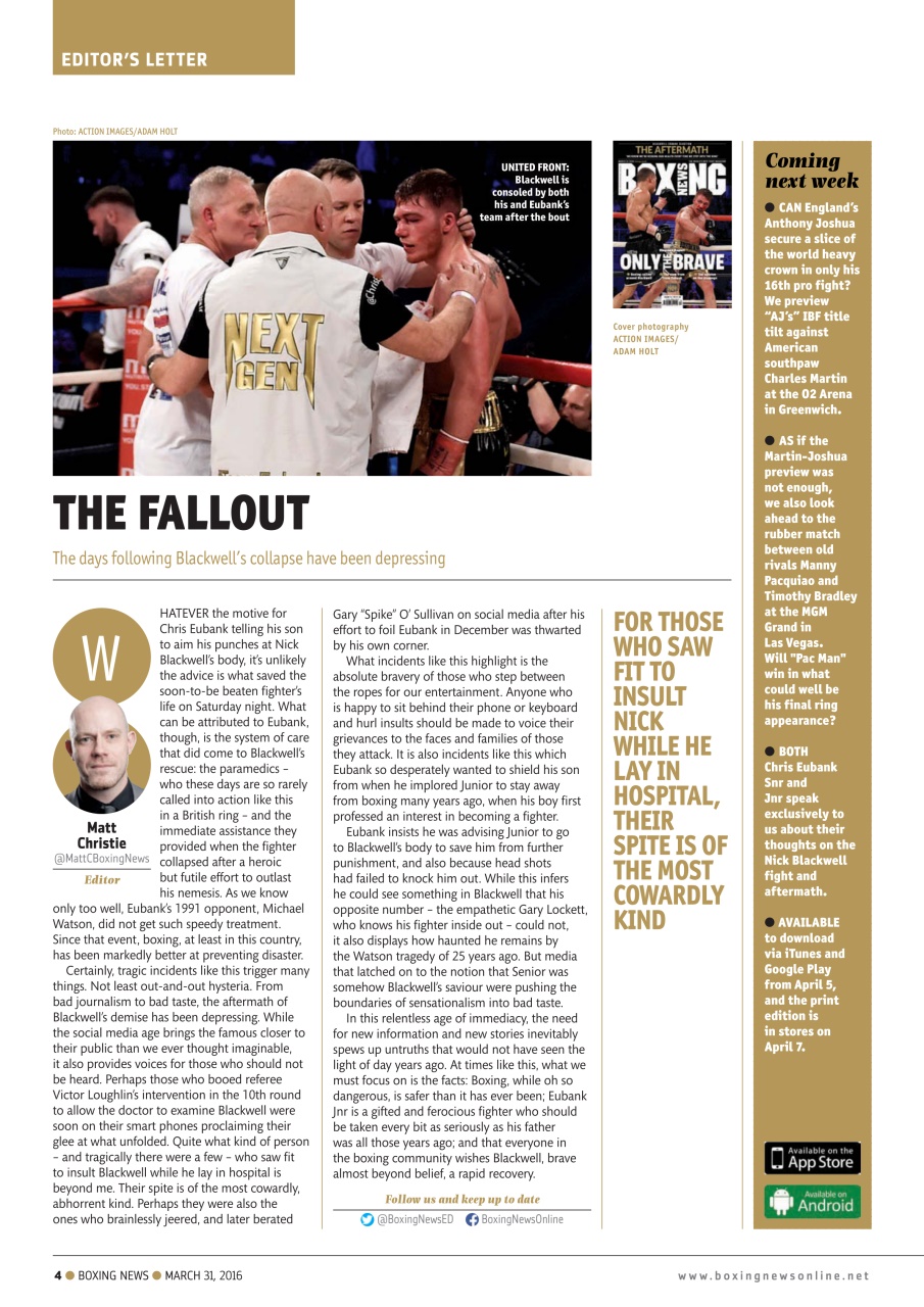 Boxing News Preview Pages