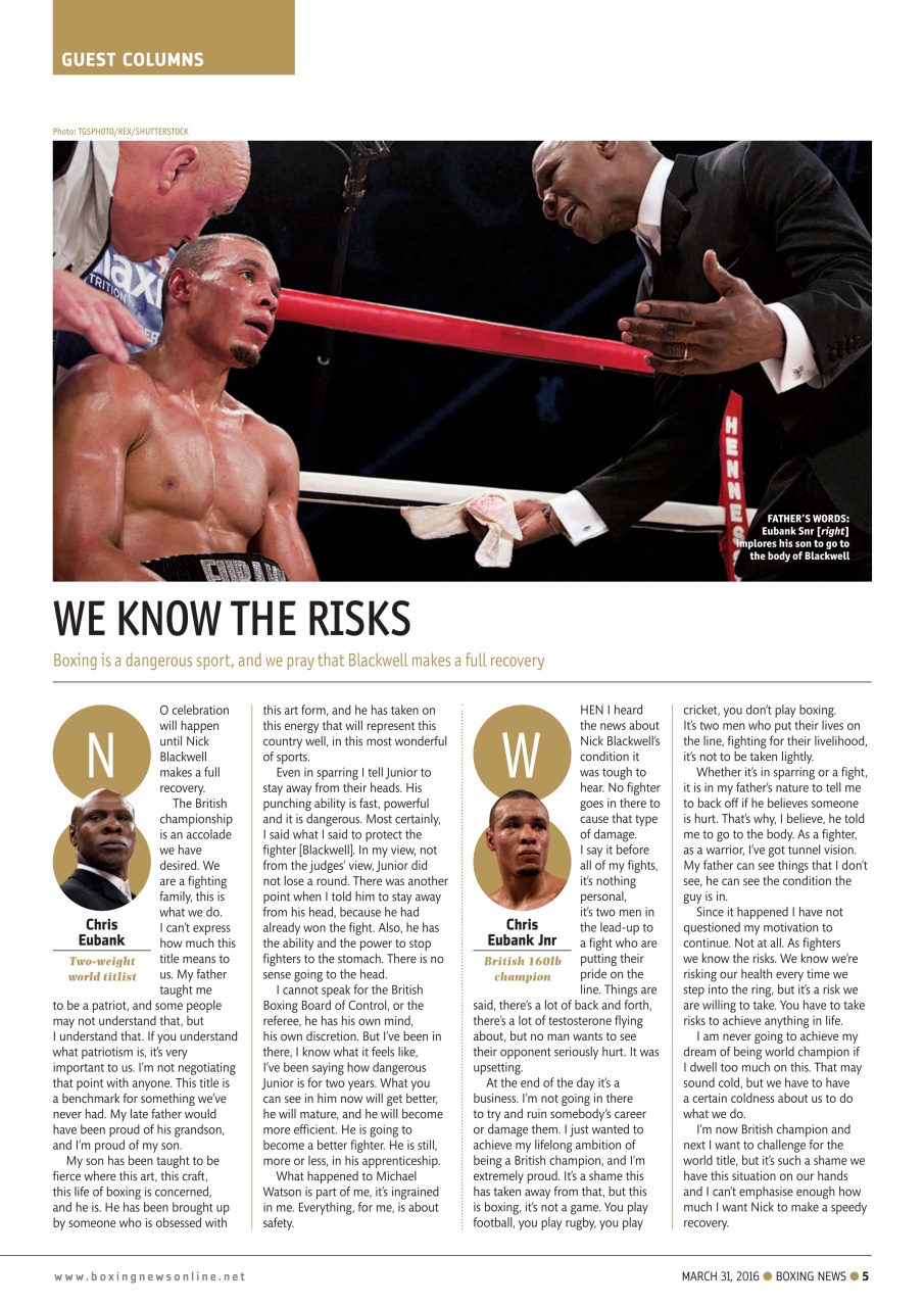 Boxing News Preview Pages