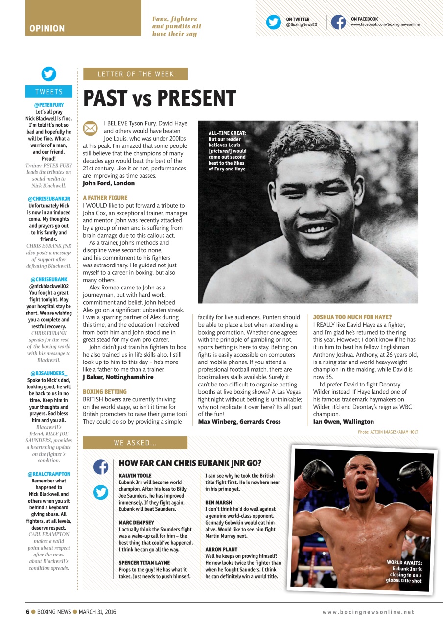 Boxing News Preview Pages