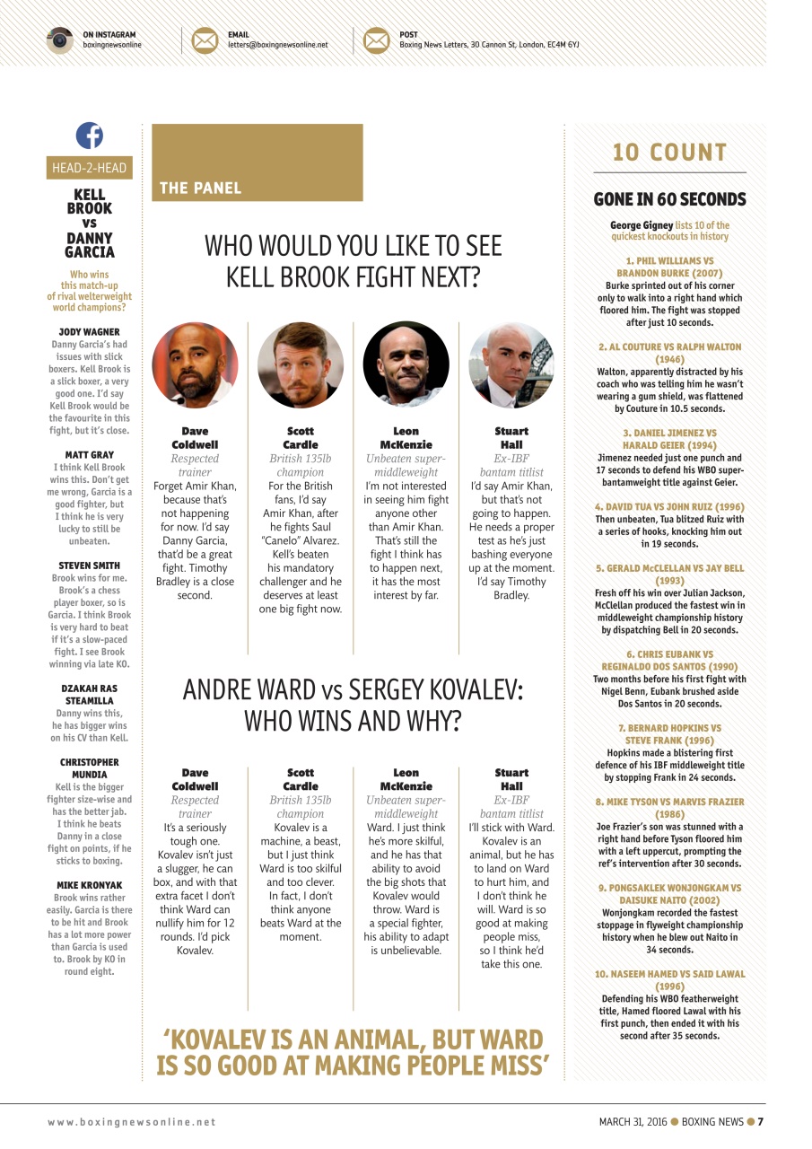 Boxing News Preview Pages