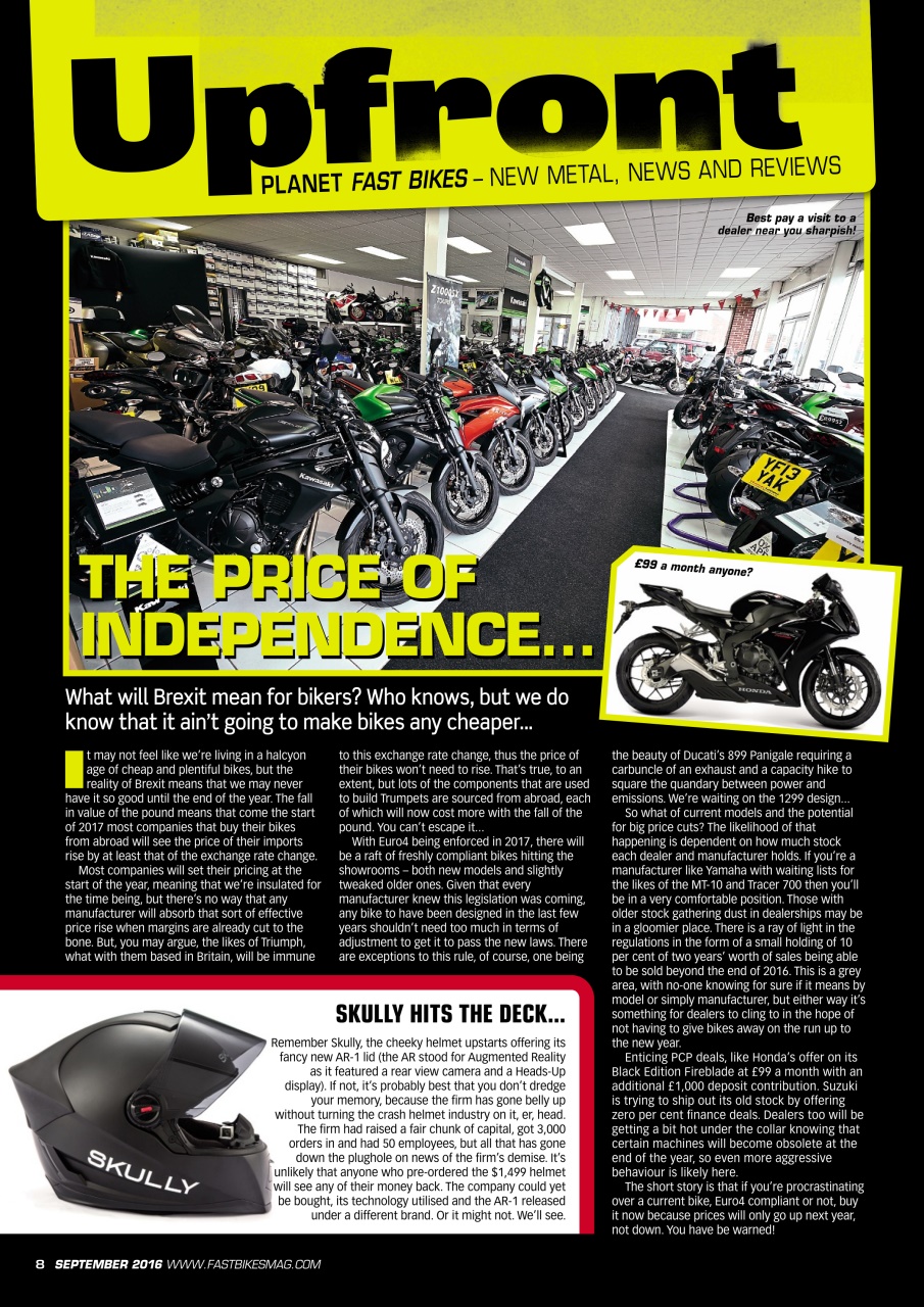 Fast Bikes Preview Pages