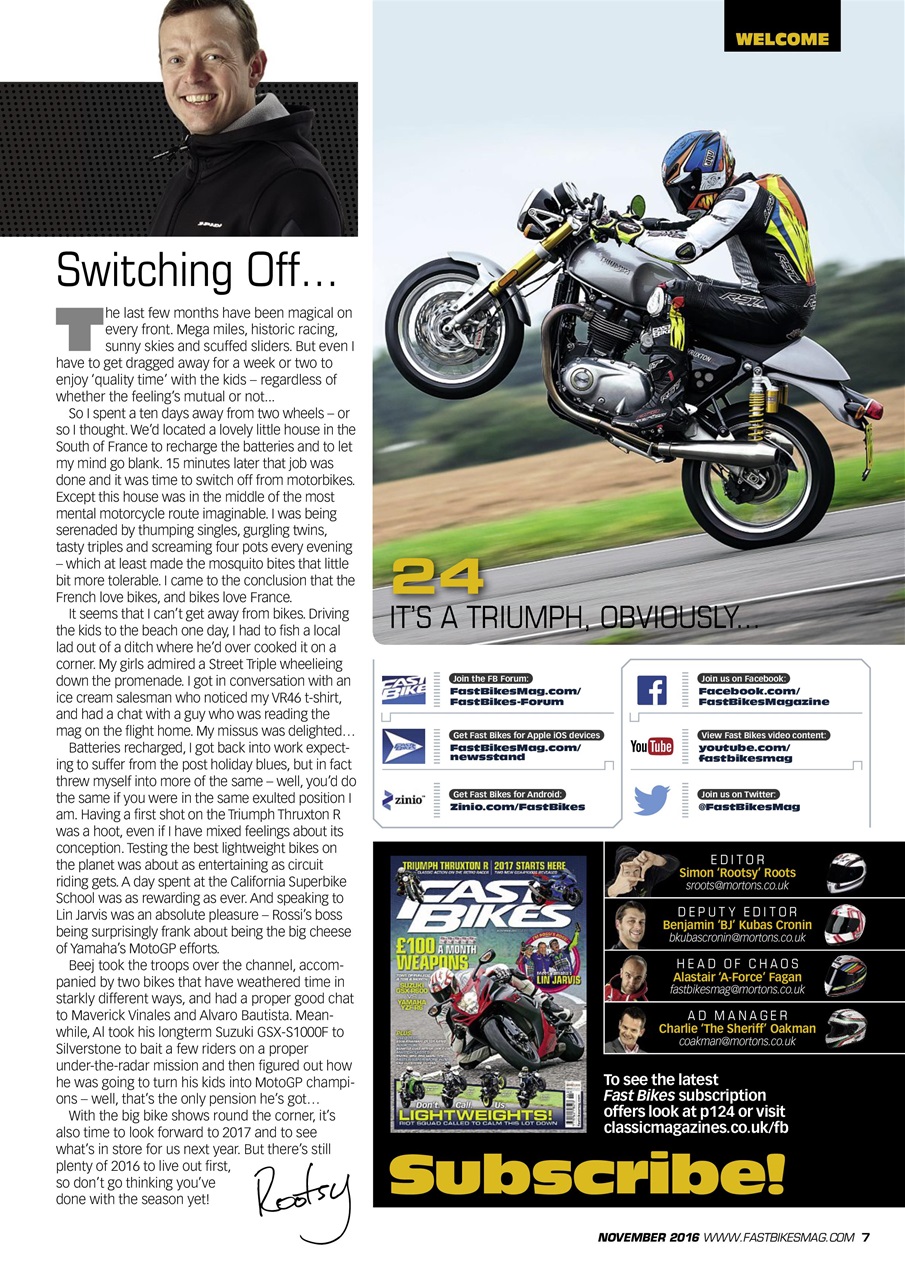Fast Bikes Preview Pages