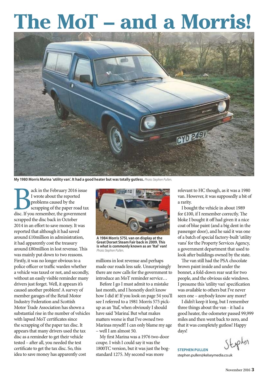Heritage Commercials Magazine Preview Pages