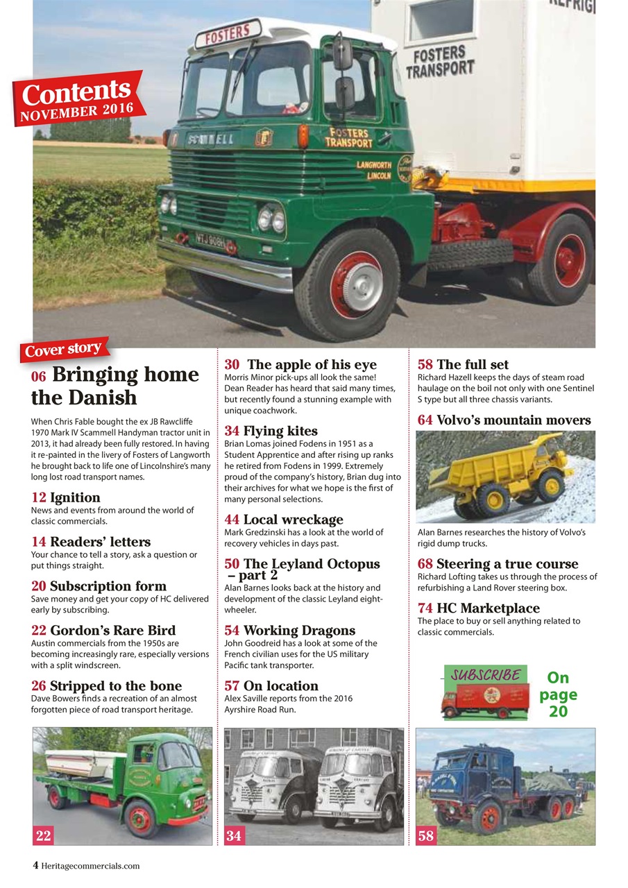 Heritage Commercials Magazine Preview Pages