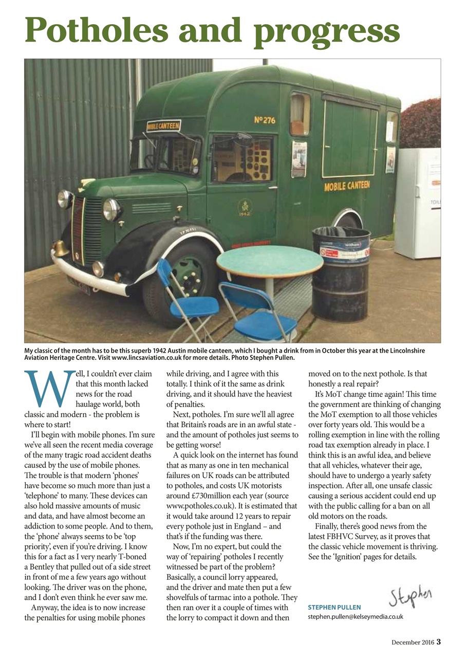Heritage Commercials Magazine Preview Pages