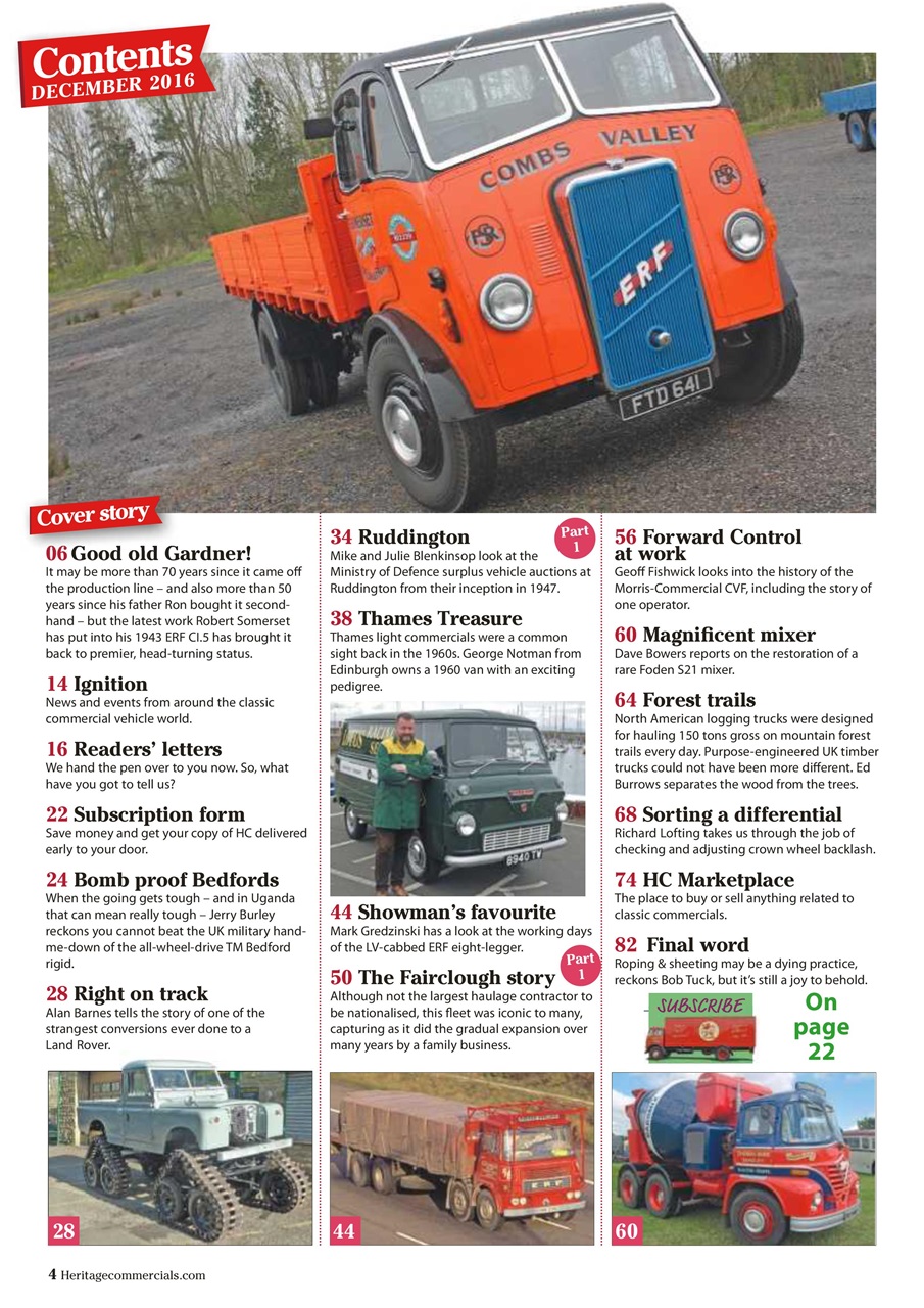 Heritage Commercials Magazine Preview Pages