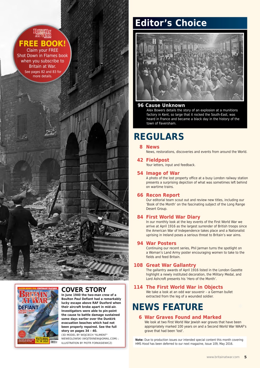 Britain at War Magazine Preview Pages