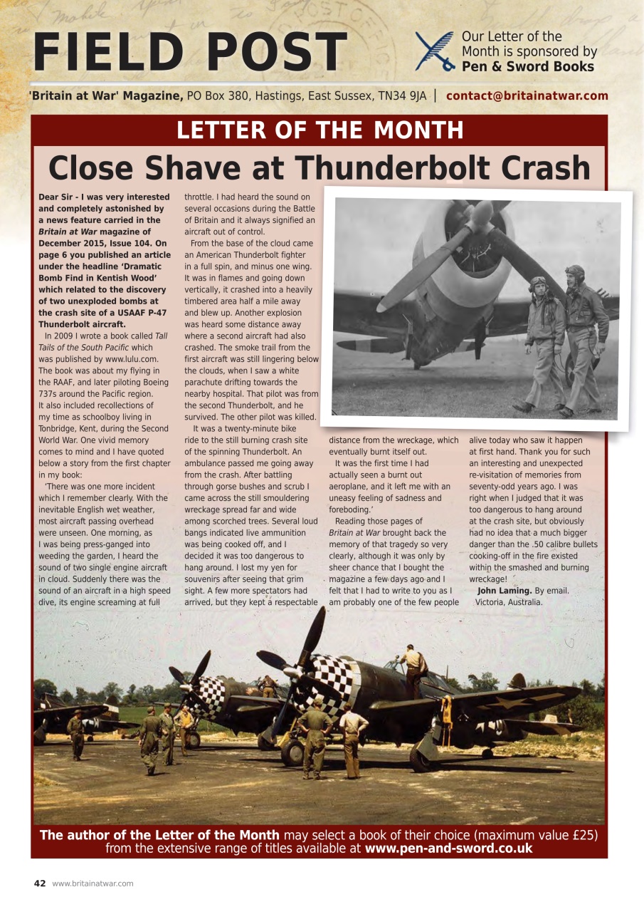 Britain at War Magazine Preview Pages