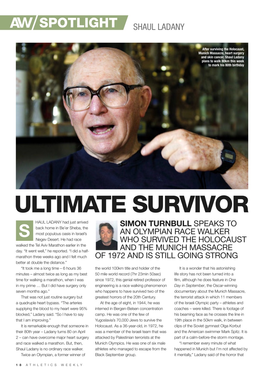 AW – Athletics Weekly Magazine Preview Pages