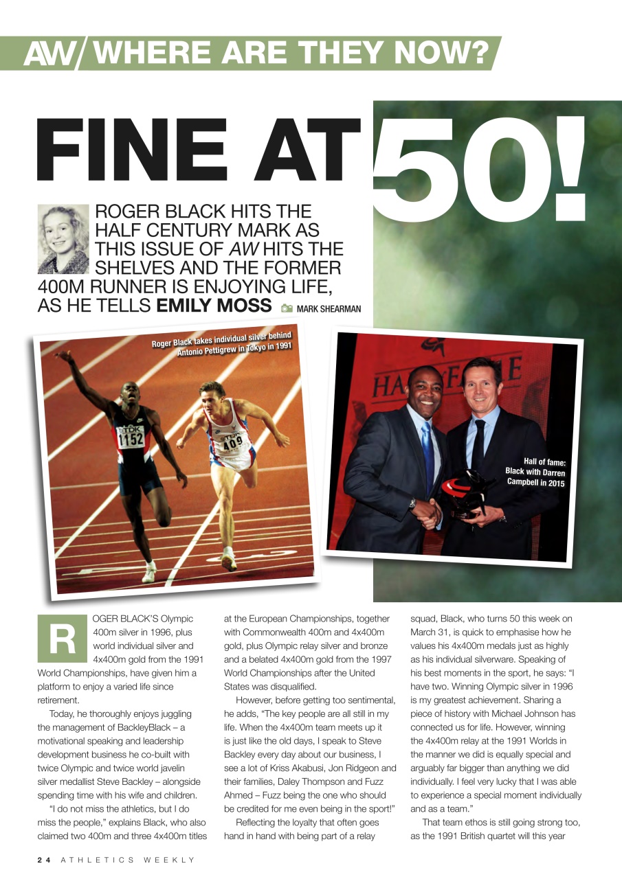 AW – Athletics Weekly Magazine Preview Pages