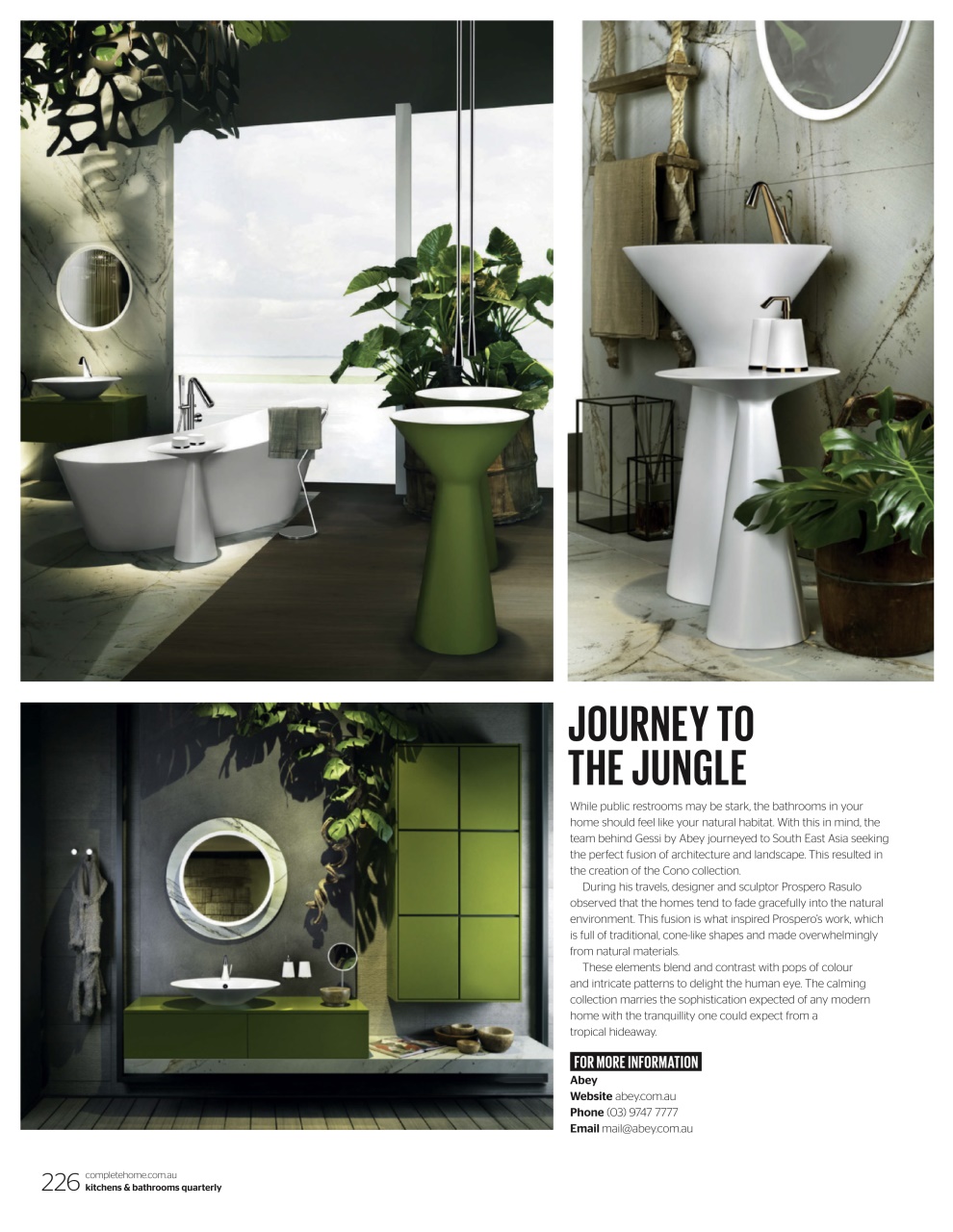 Kitchens & Bathrooms Quarterly Preview Pages