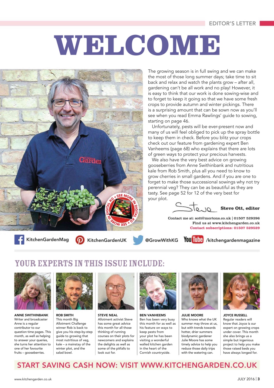 Kitchen Garden Magazine Preview Pages