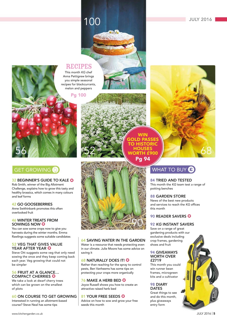 Kitchen Garden Magazine Preview Pages