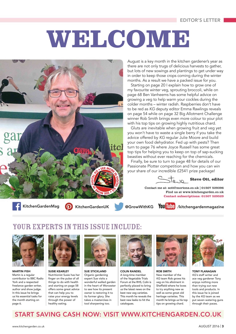 Kitchen Garden Magazine Preview Pages