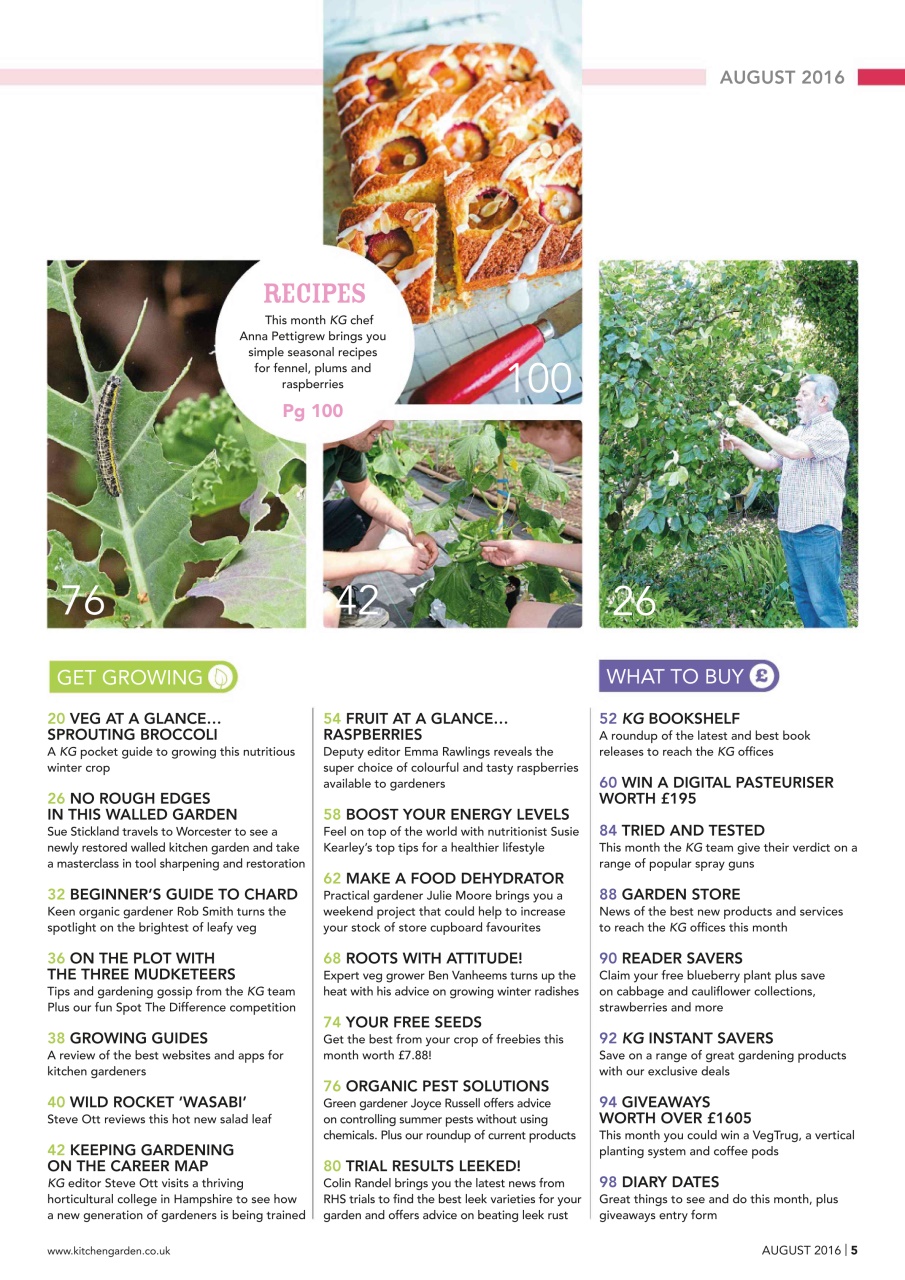 Kitchen Garden Magazine Preview Pages