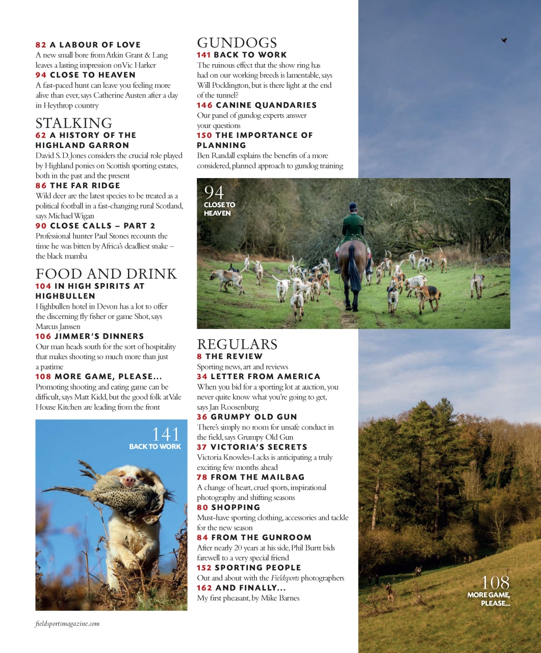 Fieldsports Journal Preview Pages