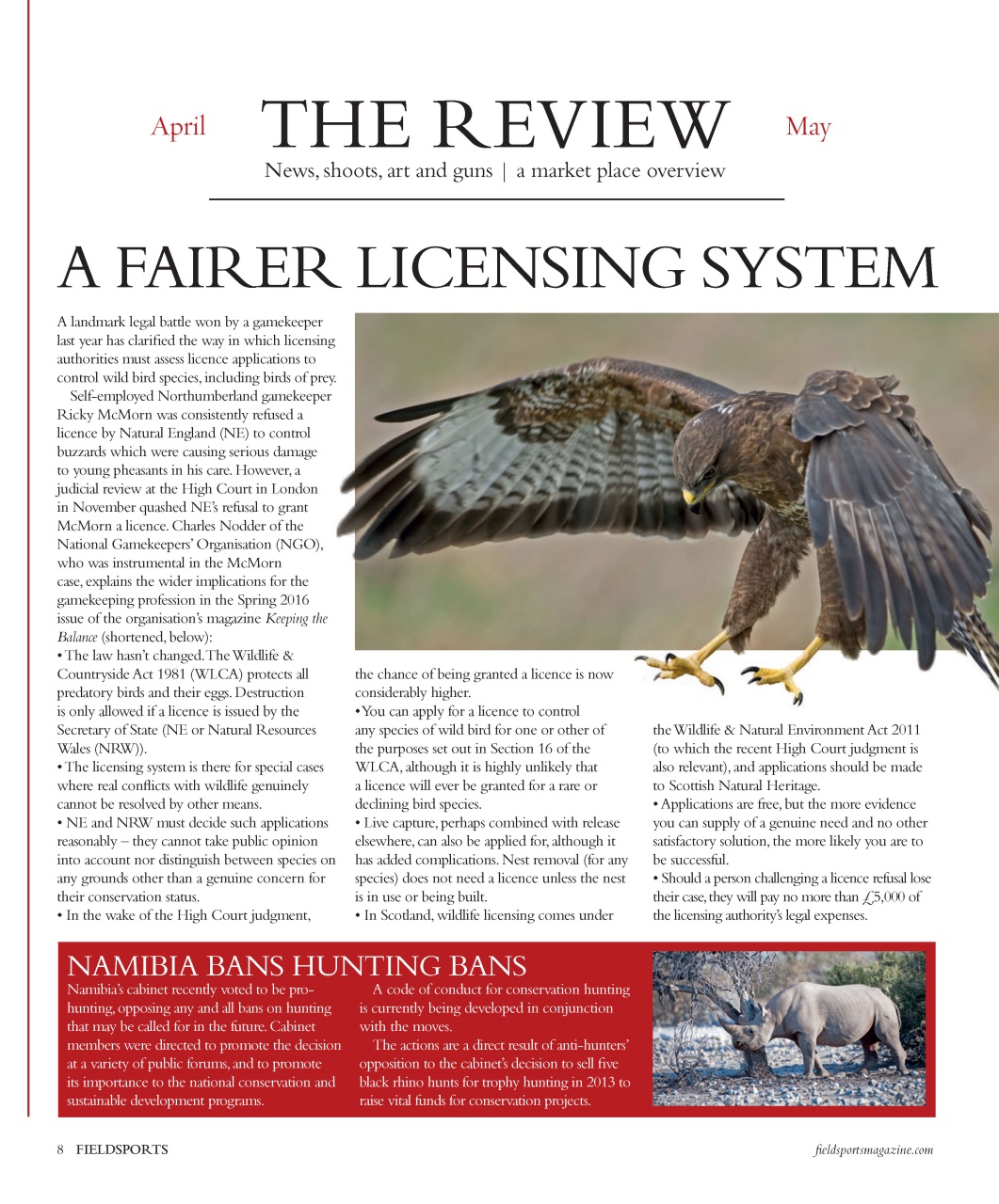Fieldsports Journal Preview Pages