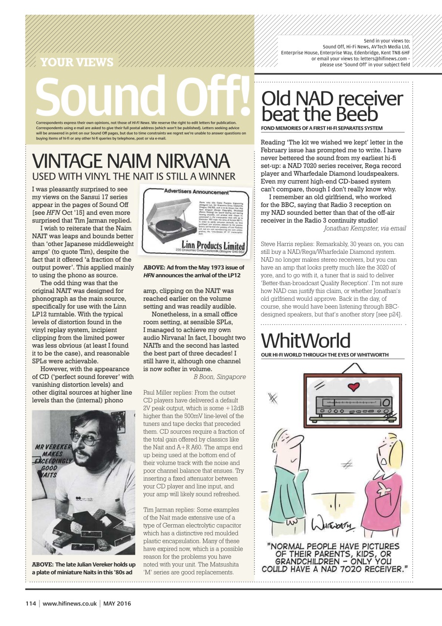 Hi-Fi News Preview Pages