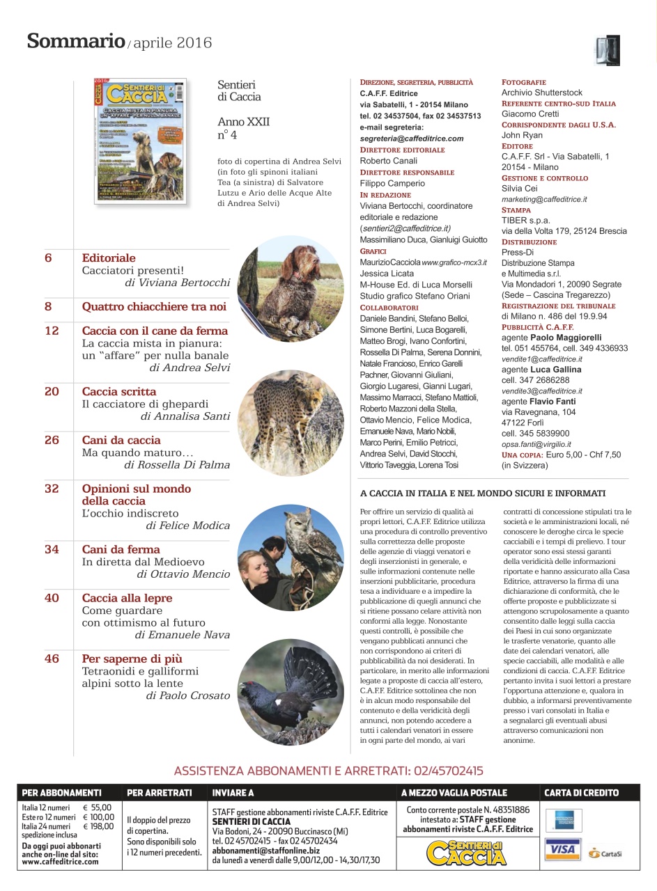 SENTIERI DI CACCIA Preview Pages