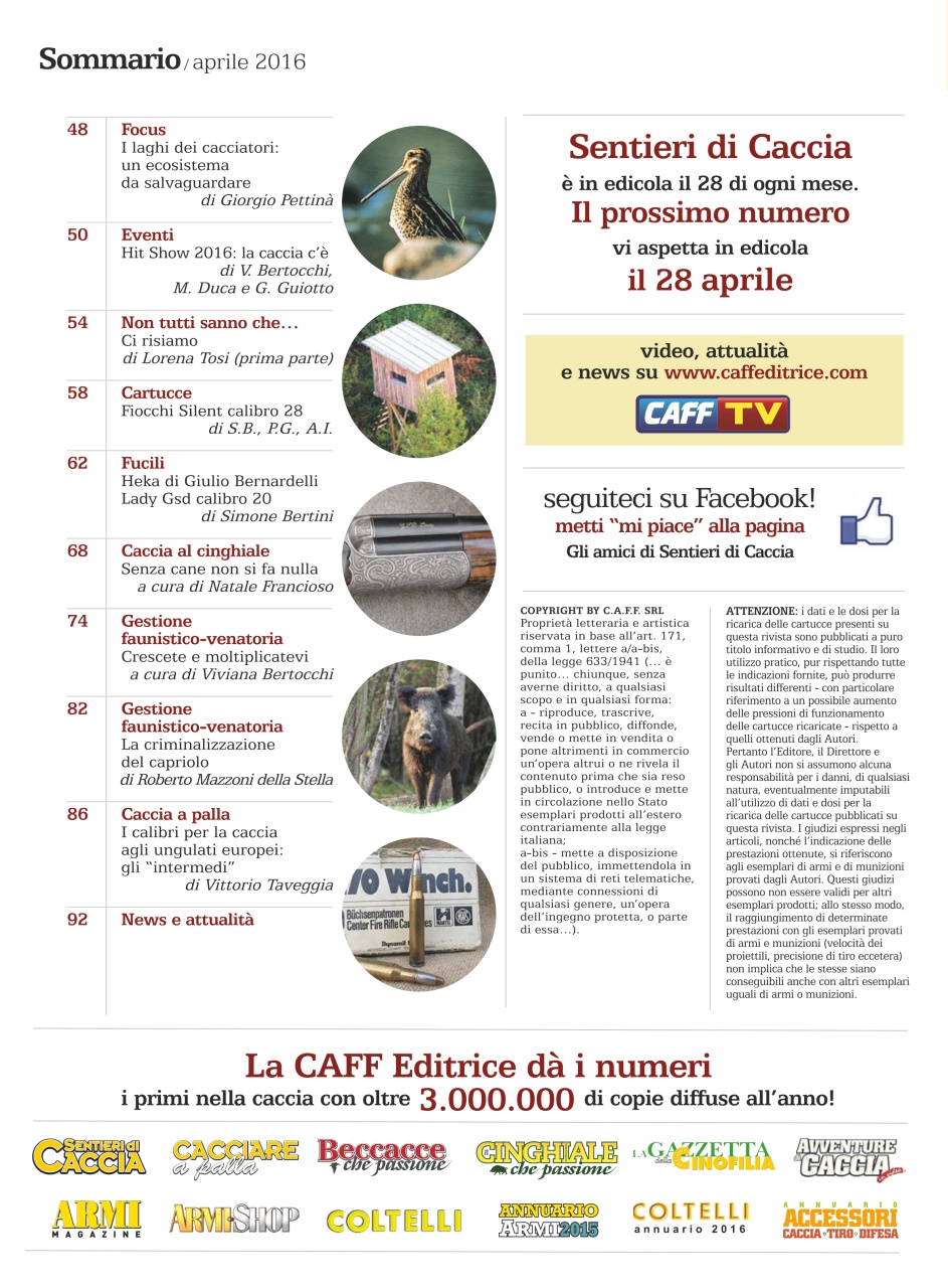 SENTIERI DI CACCIA Preview Pages